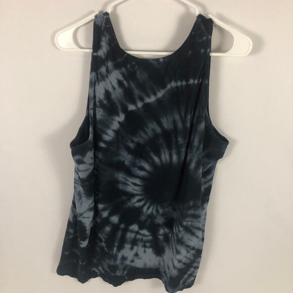 DC Comics Batman Logo Black Gray Tie Dye 100% CottonTank Top Mens Size L (42/44) - Picture 4 of 7